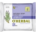 Мыло твердое O'Herbal с экстрактом лаванды и белой глиной, 100 г