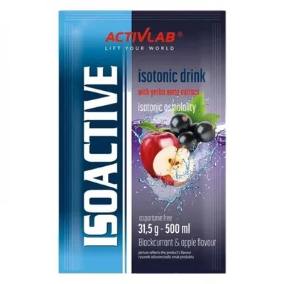 Ізотонік ActivLab Isoactive чорна смородина-яблуко, 31,5 г