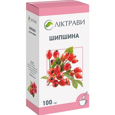Шиповник плоды по 100 г в картонной пачке (БАД)