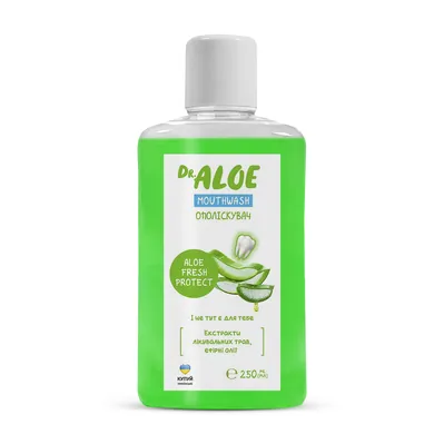 Ополіскувач для порожнини рота Dr.Aloe, 250 мл