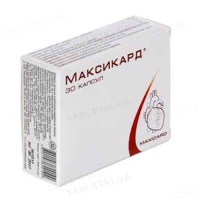 Максікард капсули №30 (10х3)