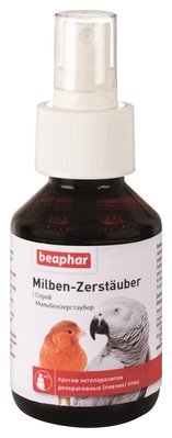 Спрей Beaphar Milben-Zerstаuber от кожных паразитов для птиц, 100 мл