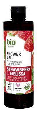 Гель для душа Bio Naturell Полуниця і меліса, 473 мл