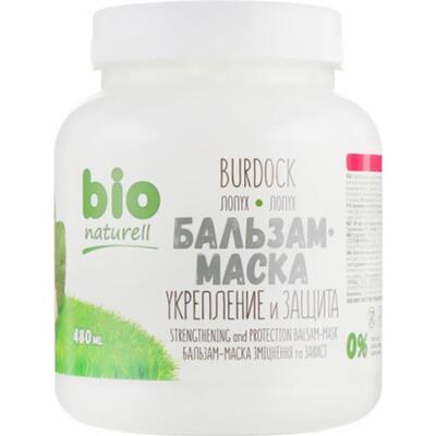 Бальзам-маска для волос Bio Naturell Укрепление и защита Лопух, 480 мл