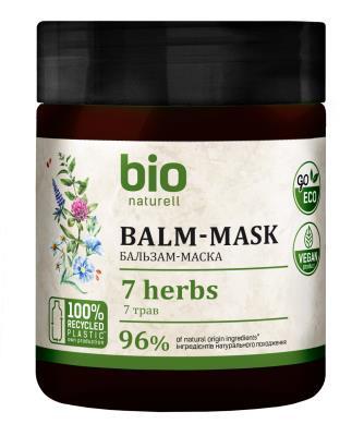 Бальзам-маска для волос Bio Naturell Комплексный уход 7 трав, 480 мл