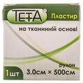 Пластырь медицинский Teta на тканевой основе, катушка, 3 х 500 см, 1 штука