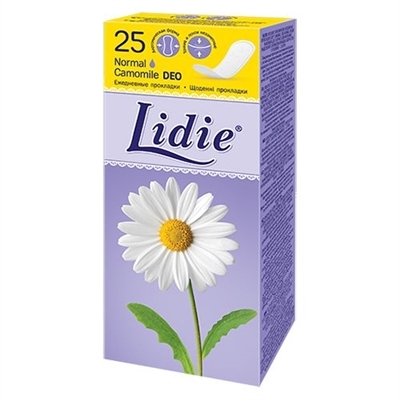 Ежедневные гигиенические прокладки Lidie Normal Deo, 25 шт