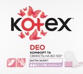 Щоденні гігієнічні прокладки Kotex Deo нормал плюс, 56 шт