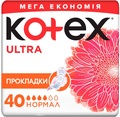 Прокладки гигиенические Kotex Ultra нормал, сеточка, 40 шт