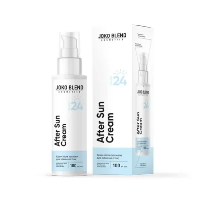 Крем після засмаги Joko Blend для обличчя та тіла, 100 мл