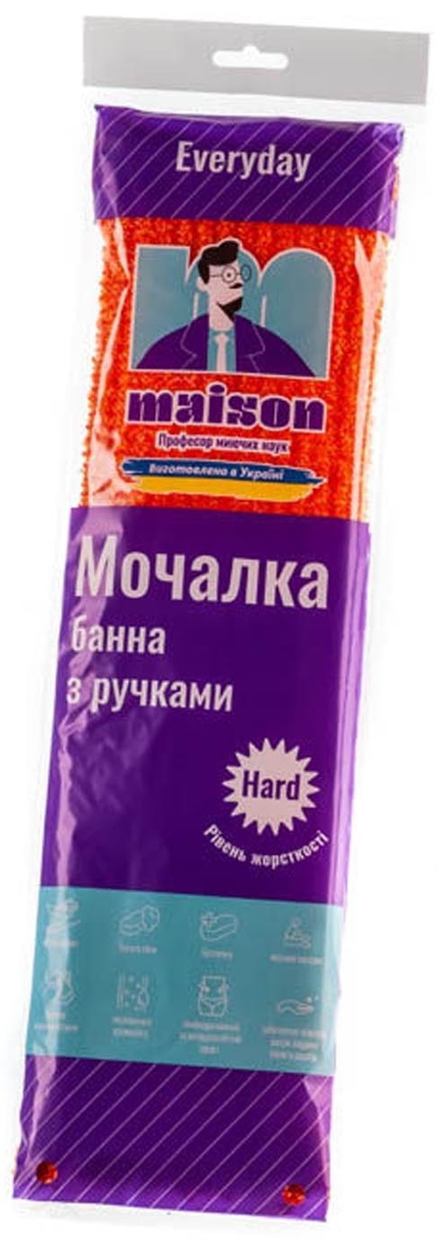Мочалка банная Maison Банный бум Max, 1 шт