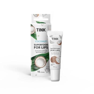 Бальзам для губ Tink Coconut увлажняющий, 15 мл