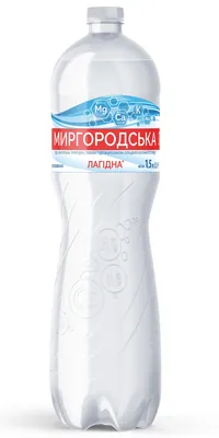 Вода мінеральна Миргородська Лагідна негазована, 1,5 л