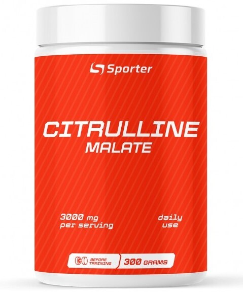 Цитруллин Малат Sporter Citrulline Malate, 300 г