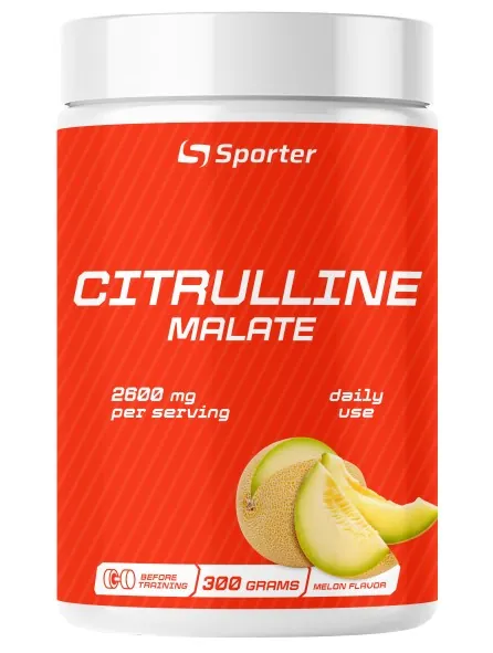 Цитрулін Малат Sporter Citrulline Malate диня, 300 г