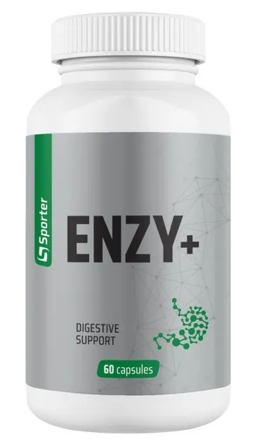 Ферменти Sporter Enzyme +, 60 капсул