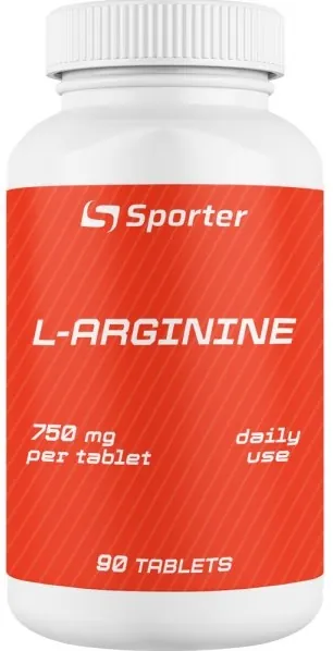 L-аргінін Sporter L-Arginine 750 мг, 90 таблеток