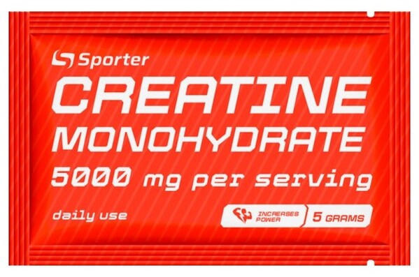 Креатин Sporter Creatine Monohydrate, 5 г