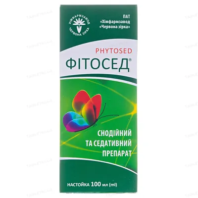 Фітосед настойка по 100 мл у бан.