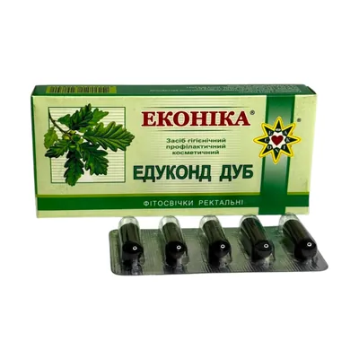 Фітосвічки Econika Едуконд дуб, 10 штук