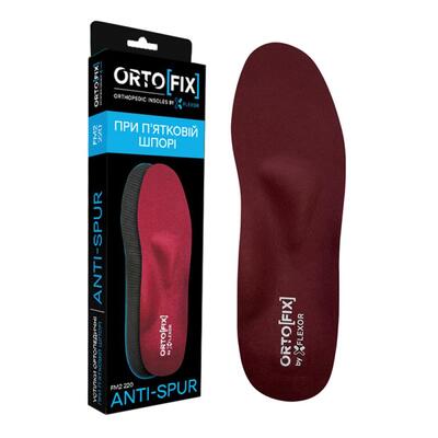 Стельки ортопедические Ortofix Anti-Spur FM2 220 при пяточной шпоре, размер 39-40
