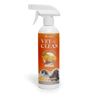 Засіб ModeS Vet Clean для видалення запахів і плям з ароматом апельсину та кориці, 500 мл