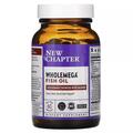 Рыбий жир New Chapter Wholemega Alaskan Salmon Oil 1000 мг, 60 желатиновых капсул