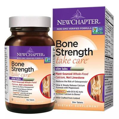 Комплекс для укрепления костей New Chapter Bone Strength Take Care, 30 таблеток