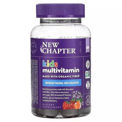 Мультивитамины для детей New Chapter Kid's Multivitamin ягодно-цитрусовый вкус, 60 жевательных конфет