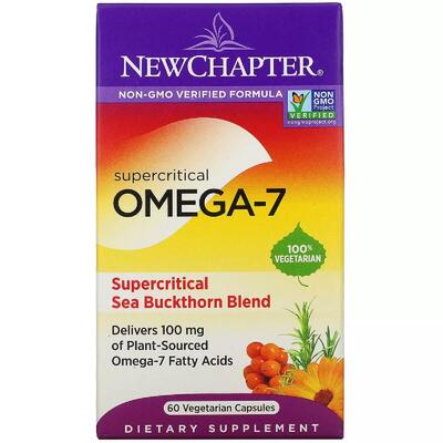 Омега-7 New Chapter, 60 вегетарианских капсул