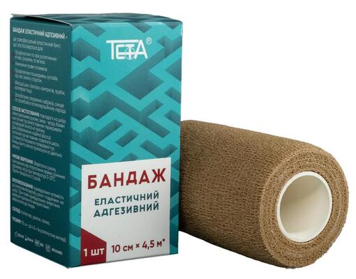 Бандаж адгезивный Teta эластичный 10 см х 4,5 м