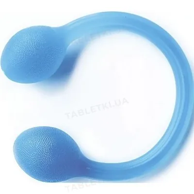 Еспандер Ridni Relax ASL698 силіконовий, джгут жорсткий, синій, 38 см