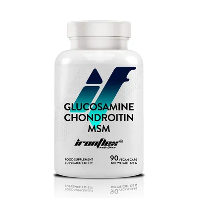 Глюкозамін, хондроїтин та МСМ IronFlex Nutrition Glucosamine&Chondroitin with MSM, 90 таблеток