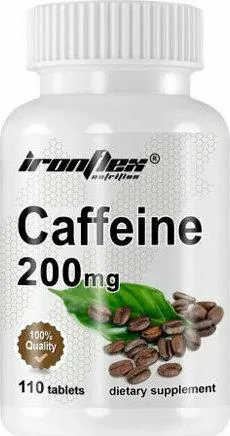 Кофеїн IronFlex Nutrition Caffeine 200 мг, 110 таблеток