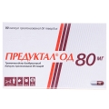 Предуктал ОД 80 мг капсули прол./д., тв. по 80 мг №90 (10х9)