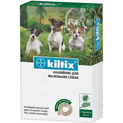 Ошейник Bayer Килтикс от блох и клещей для маленьких собак, 35 см