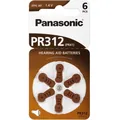 Батарейка для слухових апаратів Panasonic Hearing Aid PR41 коричневі №312, 6 штук