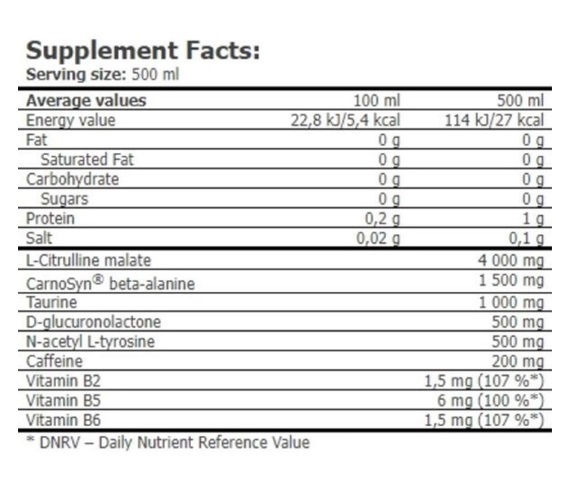 Предтренировочный комплекс Amix Nutrition CellUP Pre Workout тропический бриз, 500 мл