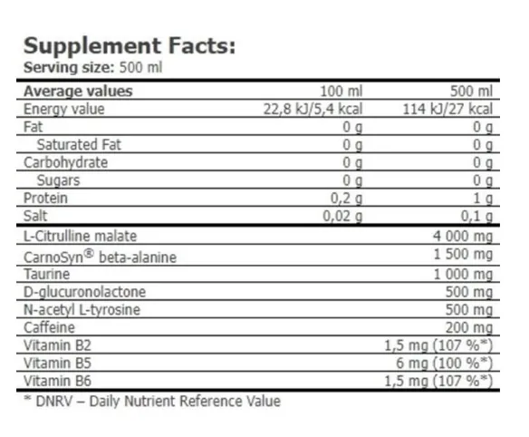 Передтренувальний комплекс Amix Nutrition CellUP Pre Workout Drink тропічний бриз, 500 мл