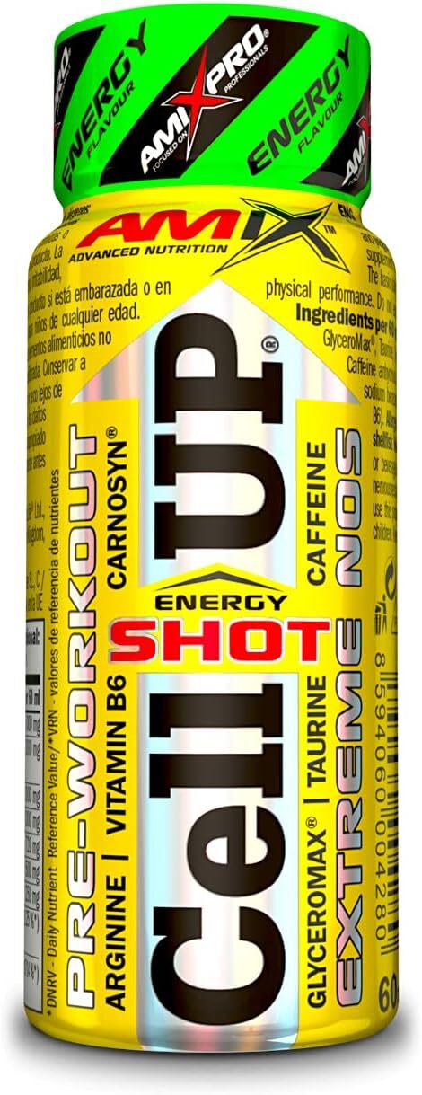 Предтренировочный комплекс Amix Nutrition CellUP Shot энергетический, 60 мл