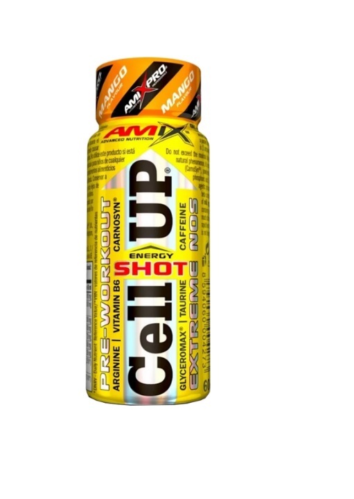 Передтренувальний комплекс Amix Nutrition CellUP Shot манго, 60 мл