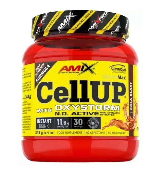 Передтренувальний комплекс Amix Nutrition CellUP with OXYSTORM кола, 348 г