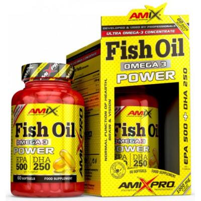 Омега 3 Amix Nutrition Pro Fish Oil Omega 3, 60 гелевых капсул