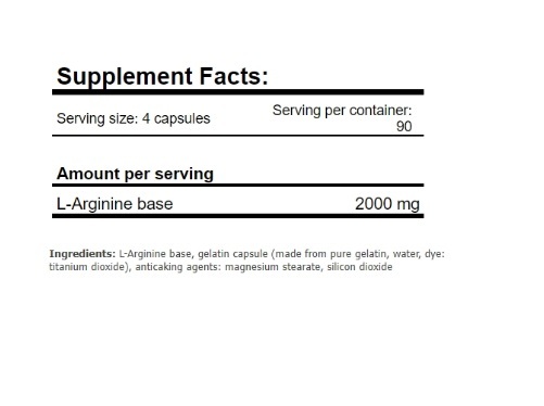 L-аргинин Amix Nutrition L-Arginine, 120 капсул