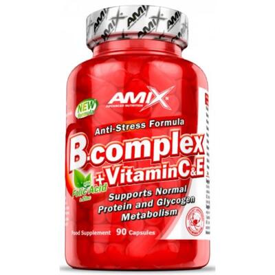 В-комплекс + витамины С, Е Amix Nutrition B-Complex + Vitamin C&E  капсулы №90