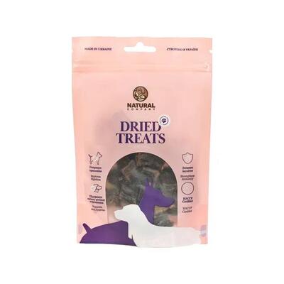 Лакомство для собак Natural Печень говяжья для дрессировки мини куски, 100 г
