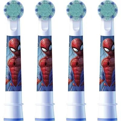 Змінні насадки для електричної щітки Oral-B Kids Людина-павук EB10S, 4 шт