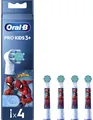 Змінні насадки для електричної щітки Oral-B Kids Людина-павук EB10S, 4 шт