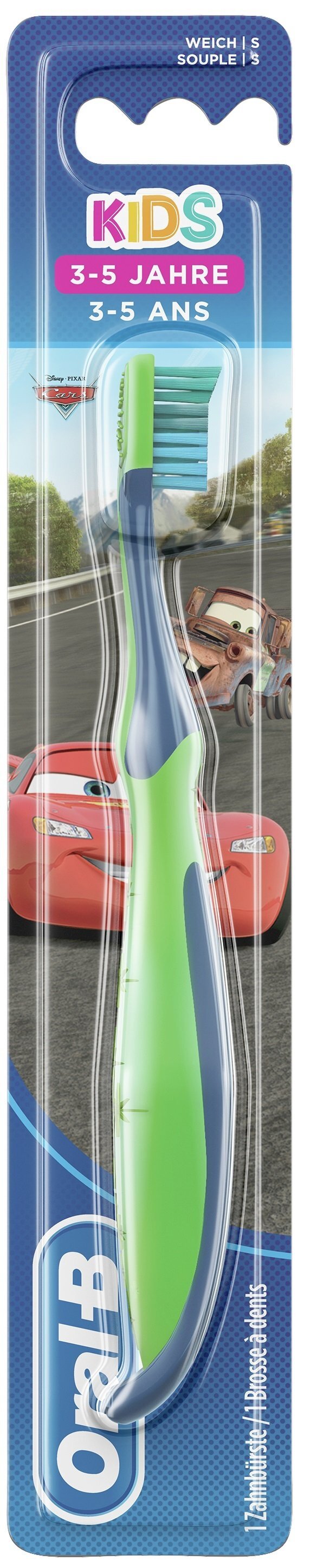 Зубная щетка Oral-B Kids Cars/Frozen детская 3+ экстра мягкая, 1 шт