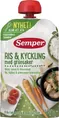 Пюре м'ясо-овочеве Semper Рис з куркою, 120 г